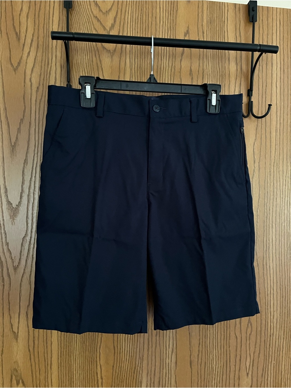 Lands' End Boys Sz 16H Navy Performance Shorts School Uniform or Nice Casual